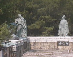 Statues of Yoshitsune, Benkei,Togashi